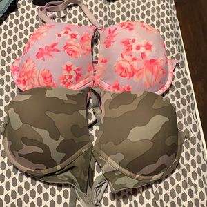 Two PINK bras both 36C